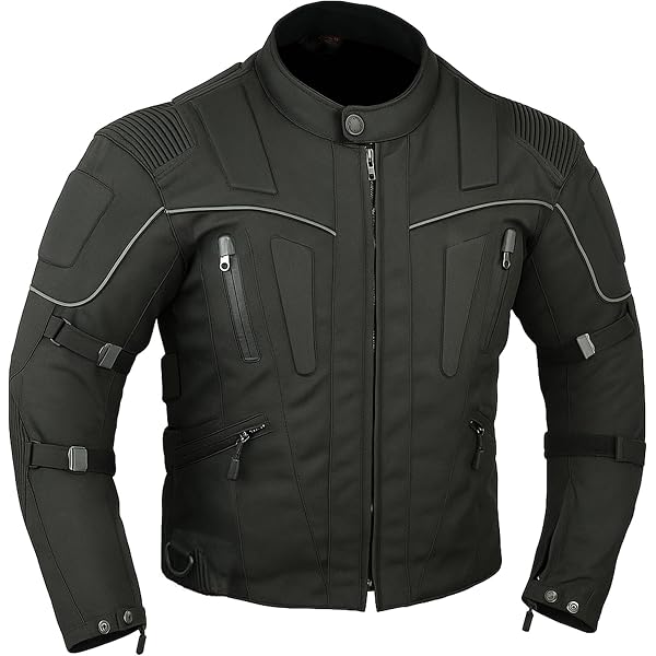 Amazon.com: SAGA MOTO Motorcycle Jacket for Men, Spine Padded with